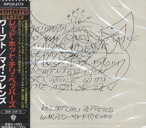 Red Hot Chili Peppers Warped My Friends CD single (CD5 / 5") Japanese RHCC5WA339530