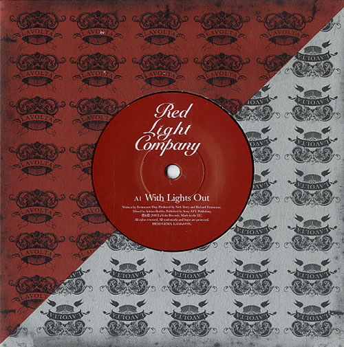 Red Light Company With Lights Out 7" vinyl single (7 inch record / 45) UK RL407WI626362