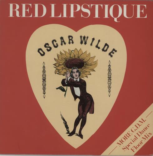 Red Lipstique Oscar Wilde 12" vinyl single (12 inch record / Maxi-single) UK XGD12OS669889