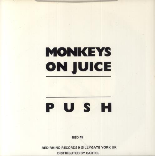 Red Lorry, Yellow Lorry Monkeys On Juice 7" vinyl single (7 inch record / 45) UK RDL07MO127336