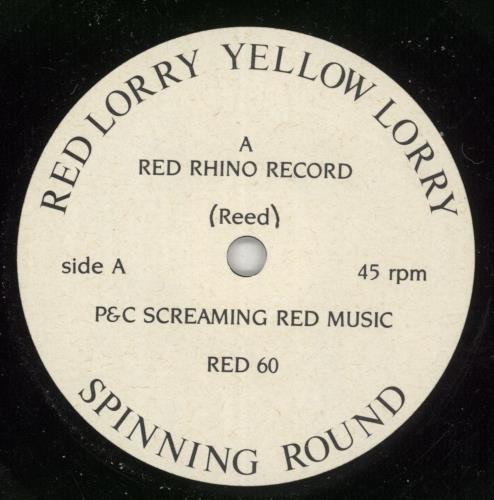 Red Lorry, Yellow Lorry Spinning Round 7" vinyl single (7 inch record / 45) UK RDL07SP319186