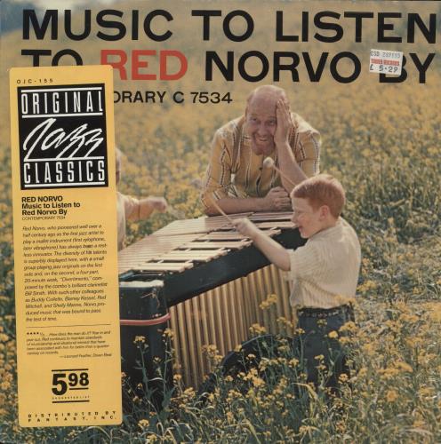 Red Norvo Music To Listen To vinyl LP album (LP record) US RN0LPMU875628