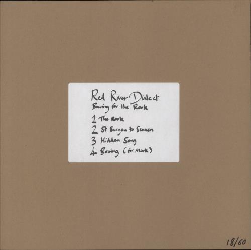 Red River Dialect Bowing For The Rook EP - Lathe Cut Vinyl + Numbered Sleeve 12" vinyl single (12 inch record / Maxi-single) UK 9OF12BO872337