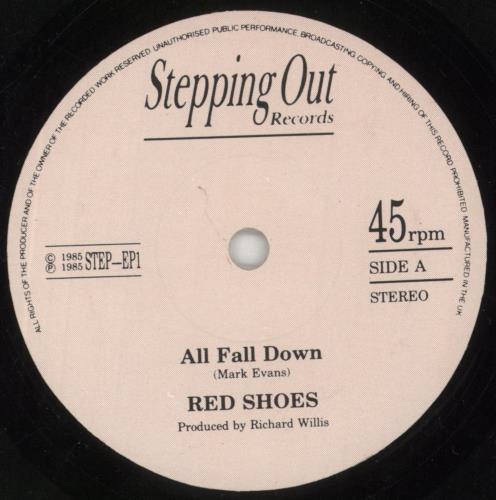 Red Shoes All Fall Down 7" vinyl single (7 inch record / 45) UK 79Q07AL851362