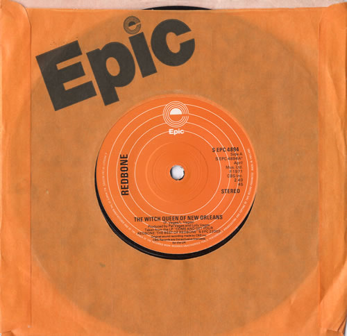 Redbone The Witch Queen Of New Orleans 7" vinyl single (7 inch record / 45) UK RC-07TH565696