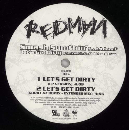 Redman Smash Sumthin' / Let's Get Dirty 12" vinyl single (12 inch record / Maxi-single) UK RMA12SM704898