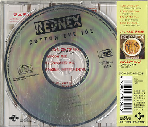 Rednex Cotton Eyed Joe - Sealed CD single (CD5 / 5") Japanese RNXC5CO611370