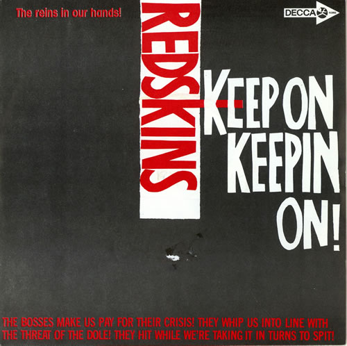 Redskins Keep On Keepin' On! 7" vinyl single (7 inch record / 45) UK RKN07KE461410