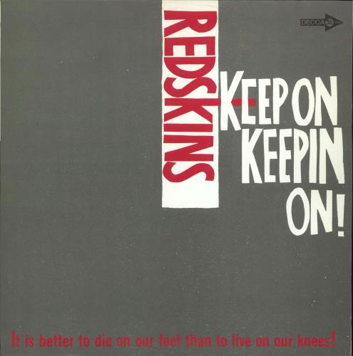 Redskins Keep On Keepin' On 12" vinyl single (12 inch record / Maxi-single) UK RKN12KE685695