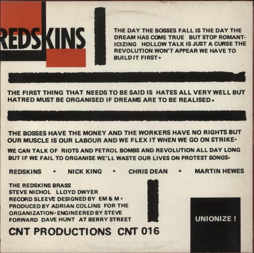 Redskins Lean On Me - Northern Mix 12" vinyl single (12 inch record / Maxi-single) UK RKN12LE316564