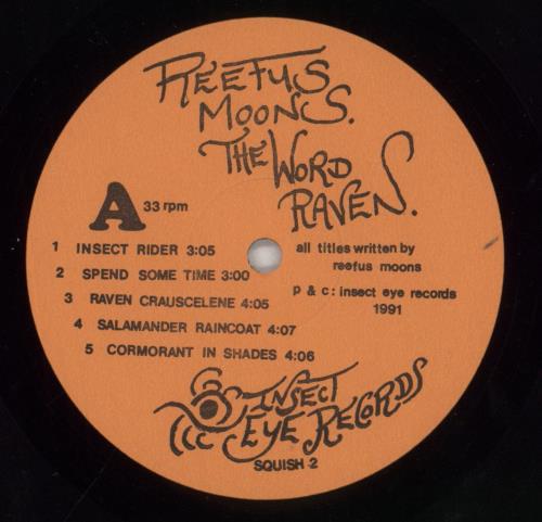 Reefus Moons The Word Raven vinyl LP album (LP record) UK 5NFLPTH856413