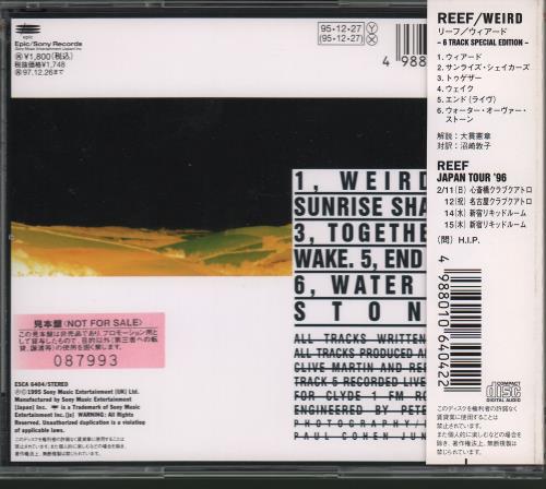 Reef Weird CD single (CD5 / 5") Japanese EEFC5WE184395