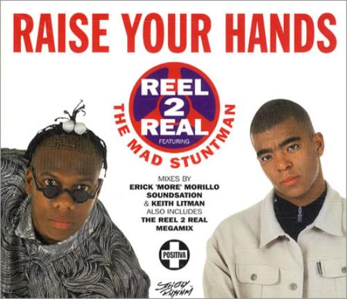 Reel 2 Real Raise Your Hands CD single (CD5 / 5") UK R2RC5RA505642
