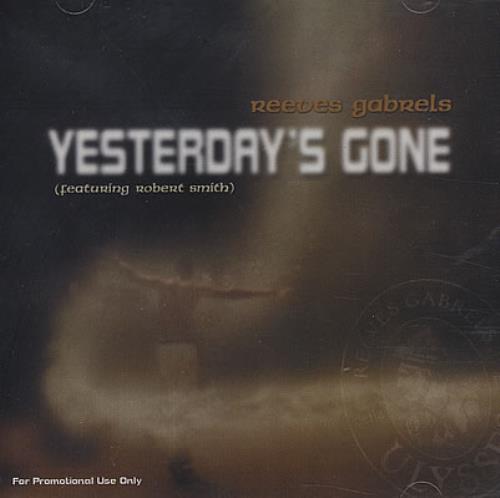 Reeves Gabrels Yesterday's Gone CD single (CD5 / 5") US RVGC5YE180729