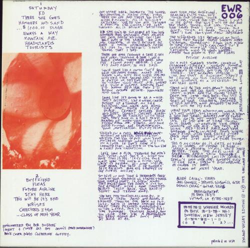 Refrigerator Long 33 1/3 Play vinyl LP album (LP record) US R4FLPLO809157