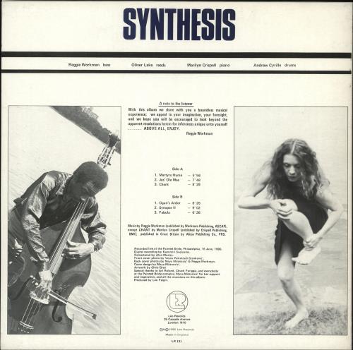 Reggie Workman Synthesis vinyl LP album (LP record) UK YGJLPSY706367