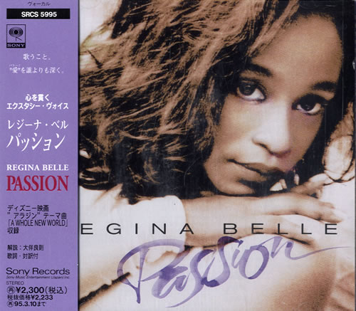 Regina Belle Passion CD album (CDLP) Japanese RGBCDPA547630