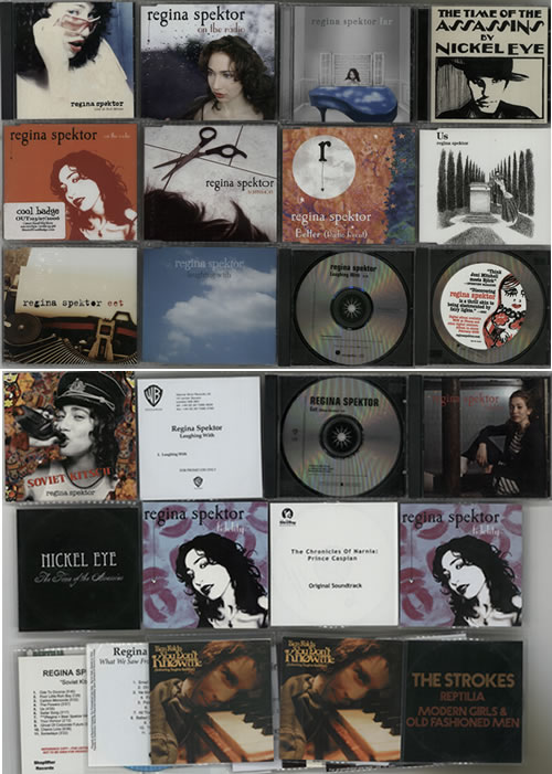 Regina Spektor Quantity of Thirty-Three CDs & CDRs CD album (CDLP) UK RGKCDQU631671