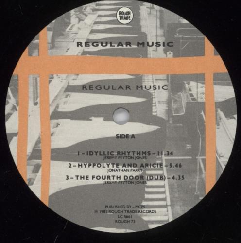 Regular Music Regular Music vinyl LP album (LP record) UK -F7LPRE891230