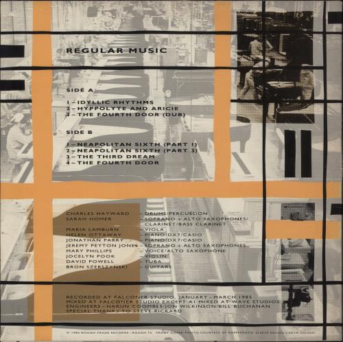 Regular Music Regular Music vinyl LP album (LP record) UK -F7LPRE891230
