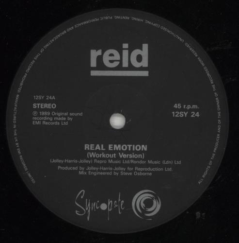 Reid Real Emotion 12" vinyl single (12 inch record / Maxi-single) UK RIQ12RE390779