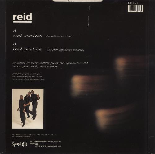 Reid Real Emotion 12" vinyl single (12 inch record / Maxi-single) UK RIQ12RE390779