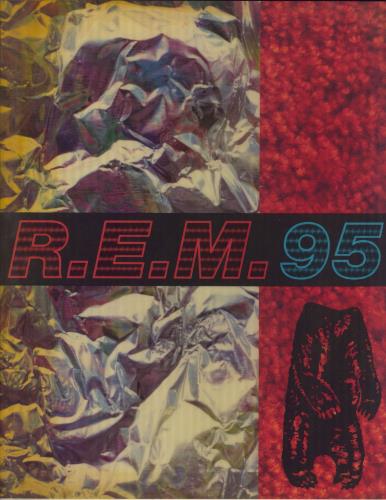 REM '95 Tour tour programme UK REMTRTO63094