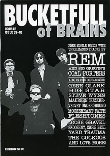 REM Academy Fight Song + Magazine 7" vinyl single (7 inch record / 45) UK REM07AC14916