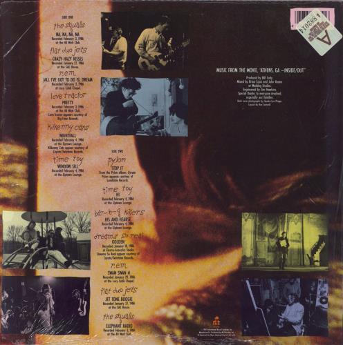 REM Athens GA - Inside/Out + Shrink vinyl LP album (LP record) US REMLPAT795276
