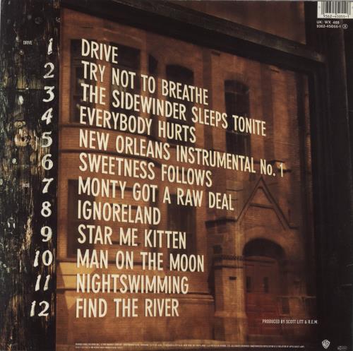 REM Automatic For The People - 1st - VG vinyl LP album (LP record) UK REMLPAU710882