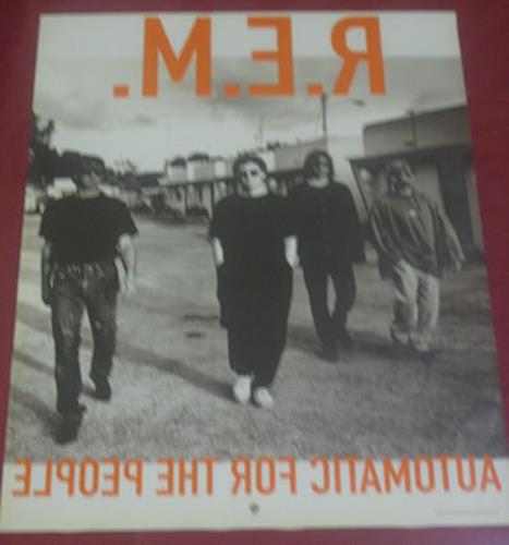 REM Automatic For The People - Window Sticker memorabilia US REMMMAU347050
