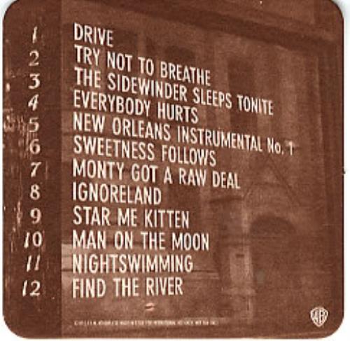 REM Automatic For The People memorabilia UK REMMMAU200093