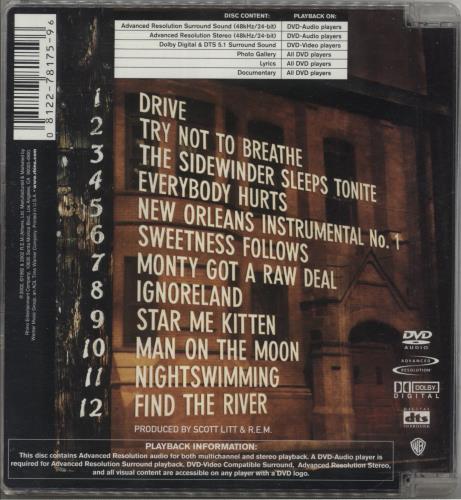 REM Automatic For The People DVD-Audio disc US REMADAU242669