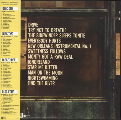 REM Automatic For The People CD Album Box Set UK REMDXAU864481