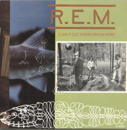 REM Can't Get There From Here 7" vinyl single (7 inch record / 45) Spanish REM07CA65005