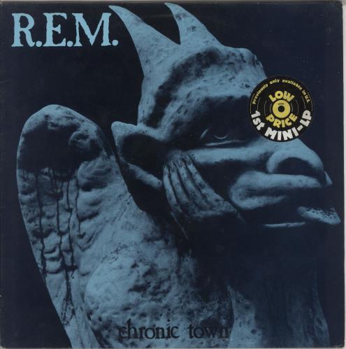 REM Chronic Town EP + Hype Stickered - VG+ 12" vinyl single (12 inch record / Maxi-single) Dutch REM12CH741980