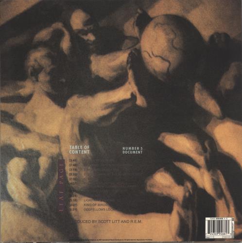 REM Document - 180gm vinyl LP album (LP record) UK REMLPDO767453