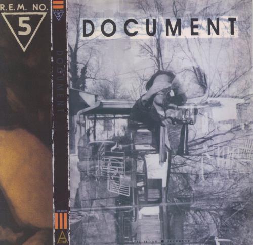 REM Document - Gold Vinyl vinyl LP album (LP record) US REMLPDO830693