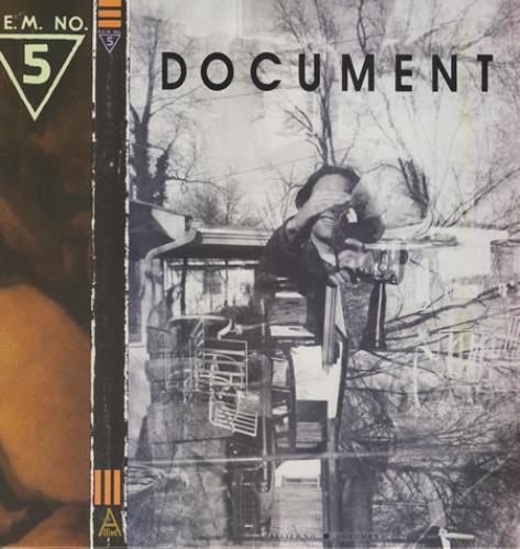 REM Document vinyl LP album (LP record) UK REMLPDO355787