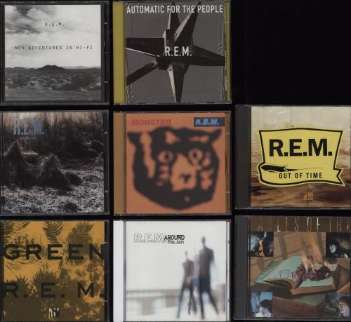 REM Eight CD Albums CD album (CDLP) UK REMCDEI757105