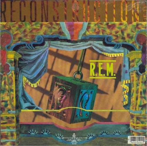 REM Fables Of The Reconstruction + inner - Shrink vinyl LP album (LP record) UK REMLPFA784365