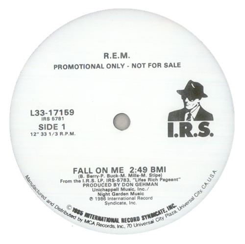 REM Fall On Me 12" vinyl single (12 inch record / Maxi-single) US REM12FA12682
