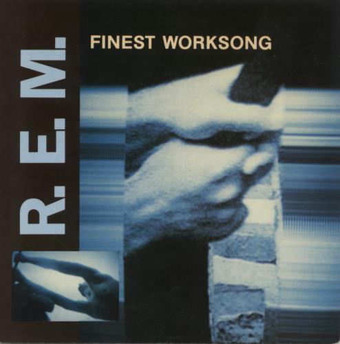 REM Finest Worksong 7" vinyl single (7 inch record / 45) UK REM07FI84182