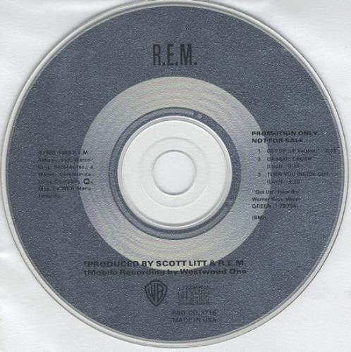 REM Get Up CD single (CD5 / 5") US REMC5GE27136