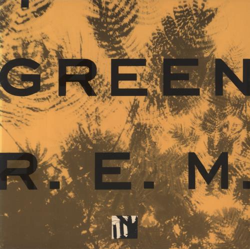 REM Green - Back Stickered vinyl LP album (LP record) UK REMLPGR226131