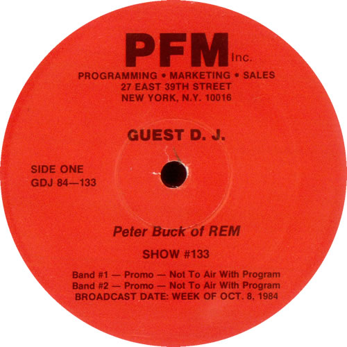 REM Guest Dj vinyl LP album (LP record) US REMLPGU126696