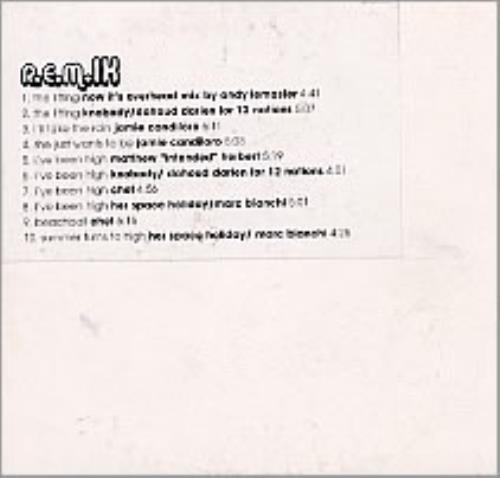 REM IX CD-R acetate US REMCRIX252117