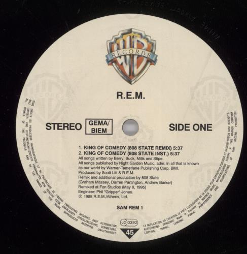 REM King Of Comedy 12" vinyl single (12 inch record / Maxi-single) German REM12KI57986
