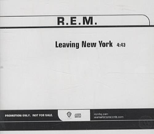 REM Leaving New York CD single (CD5 / 5") US REMC5LE304668