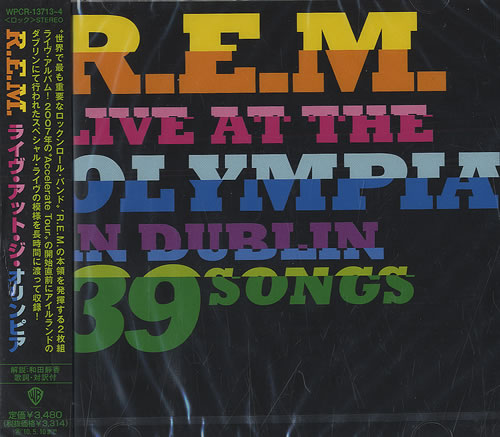 REM Live At The Olympia 2 CD album set (Double CD) Japanese REM2CLI499333